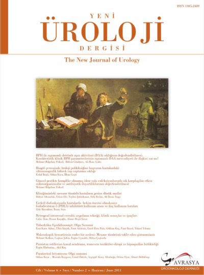The New Journal Of Urology Skin: 6 Count: 2